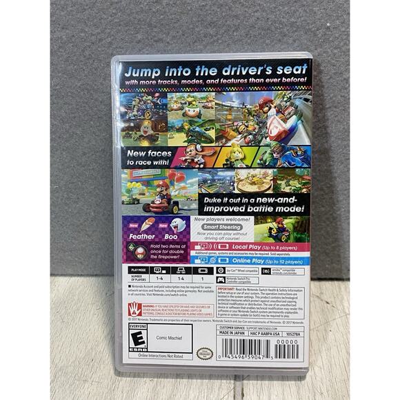 Mario Kart 8 -- Deluxe Edition (Nintendo Switch, 2017) [Physical] CASE ONLY - Picture 2 of 3